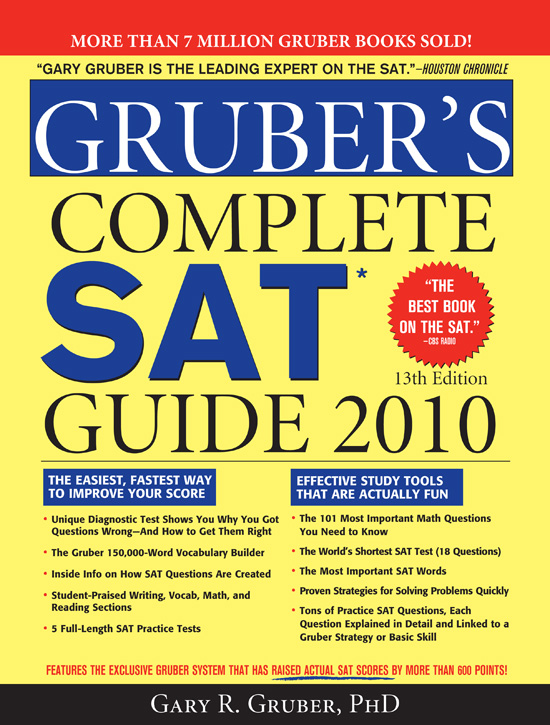 Title details for Gruber’s Complete SAT Guide 2010 by Dr. Gary R. Gruber - Available